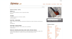 Desktop Screenshot of dymka.cz