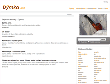 Tablet Screenshot of dymka.cz